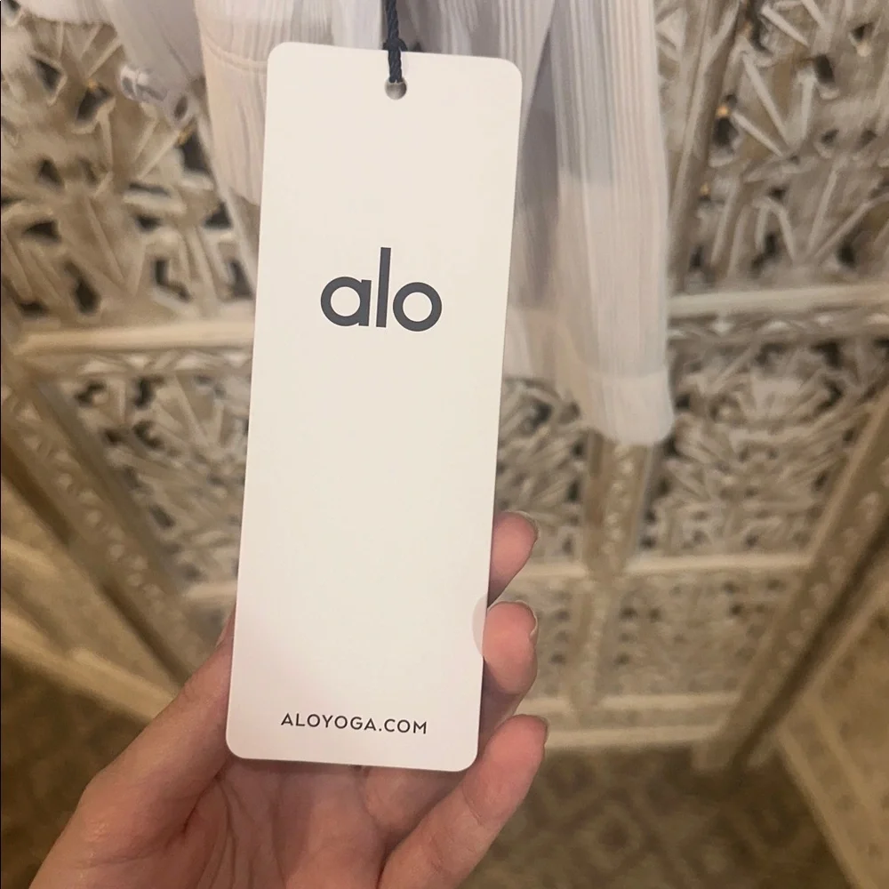 ALO Plisse Jacket and Skirt Set